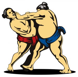 相撲の取組